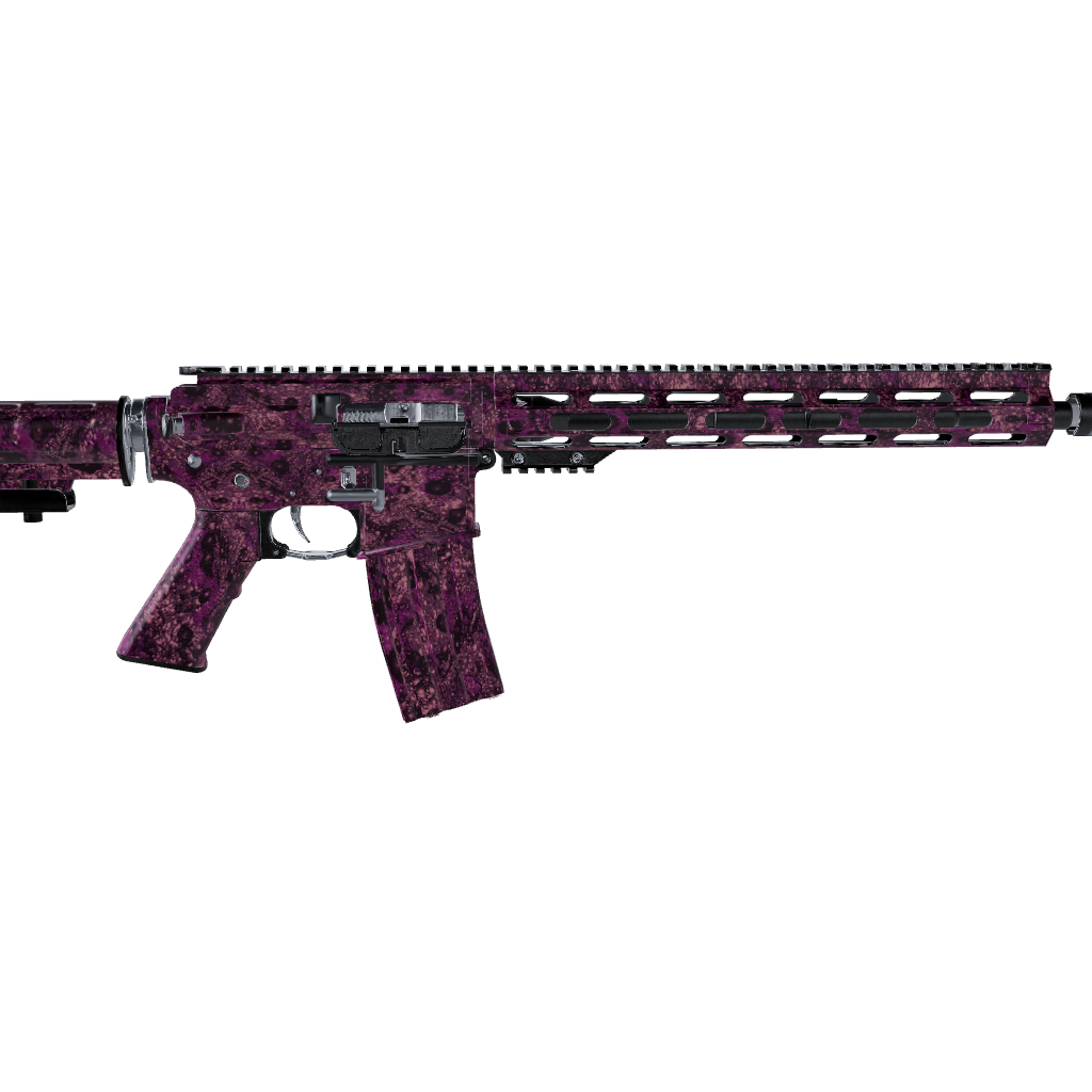 AR 15 Toadaflage Grape Jelly Camo Gun Skin Vinyl Wrap