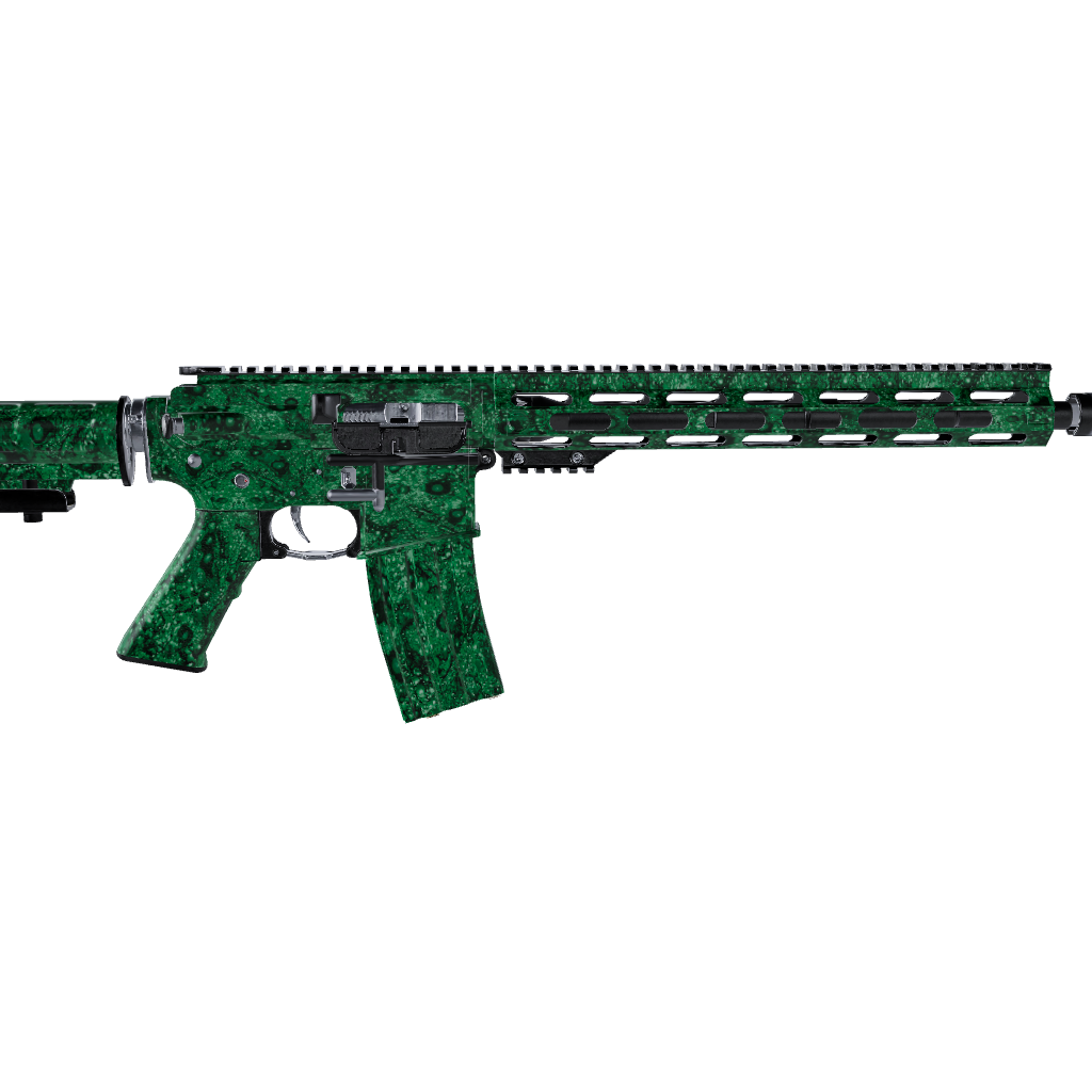 AR 15 Toadaflage Green Camo Gun Skin Vinyl Wrap