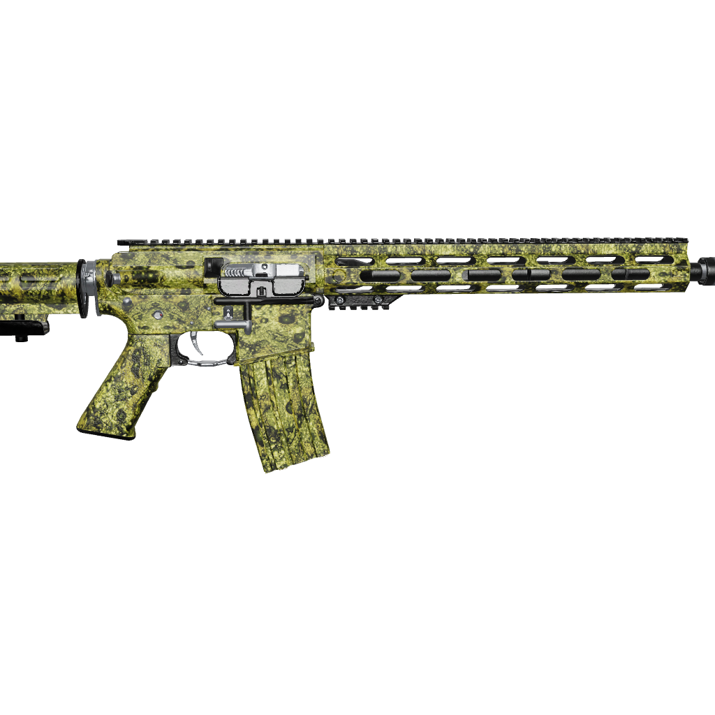 AR 15 Toadaflage Toxic Camo Gun Skin Vinyl Wrap