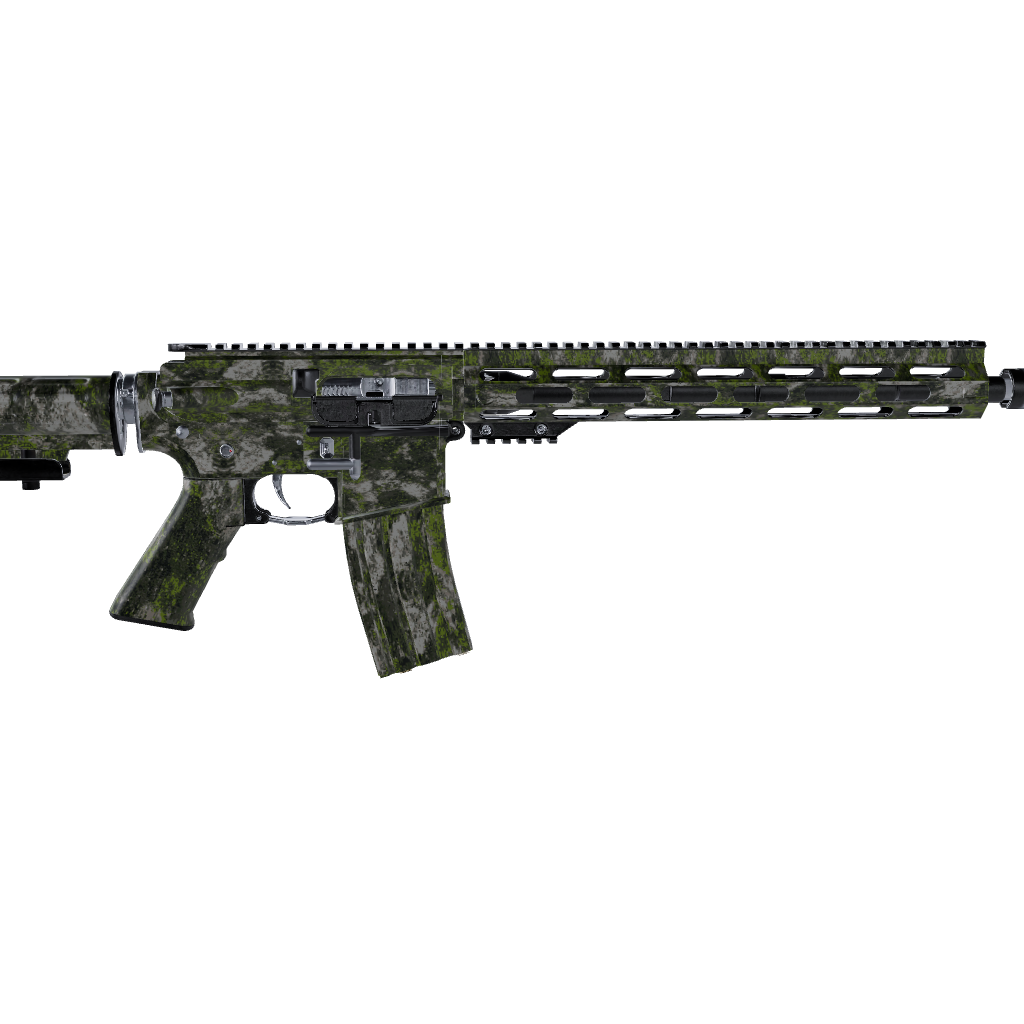 AR 15 Veil Moss Monster Camo Gun Skin Vinyl Wrap