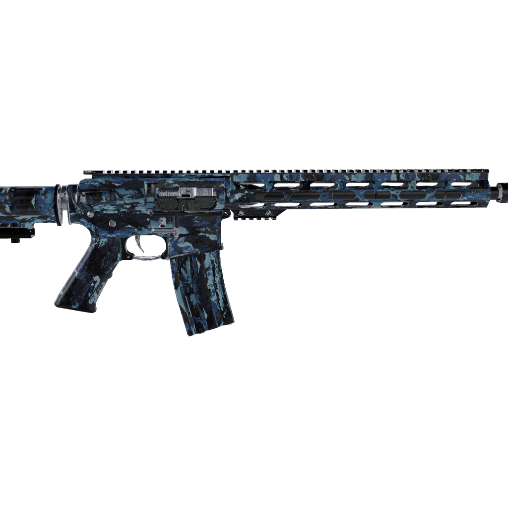 AR 15 Veil Stoke Poseidon Camo Gun Skin Vinyl Wrap