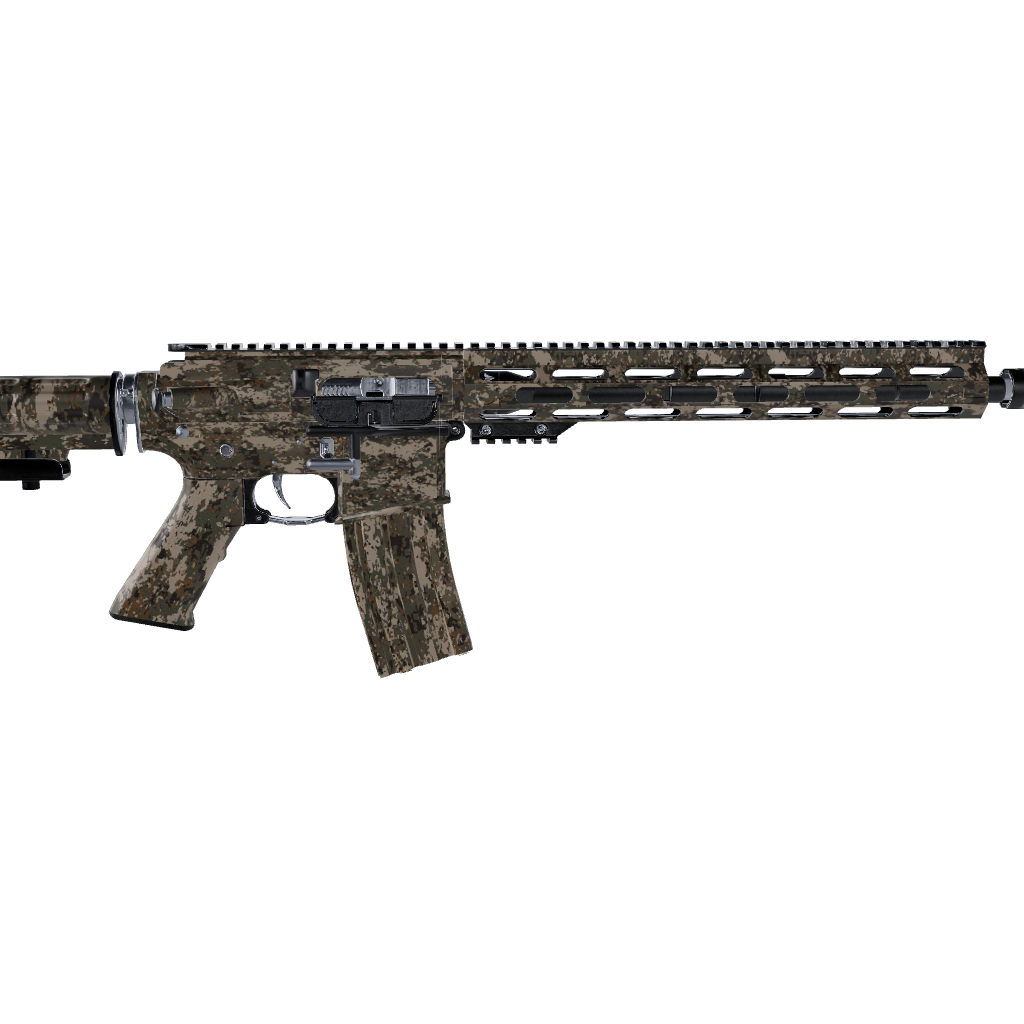 AR 15 Veil Terra G Camo Gun Skin Vinyl Wrap