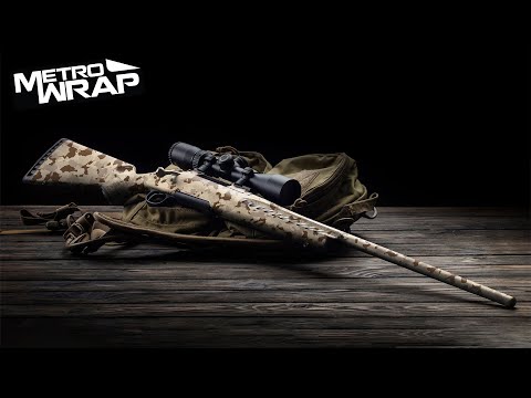 Rifle Cumulus Army Dark Green Camo Gun Skin Vinyl Wrap