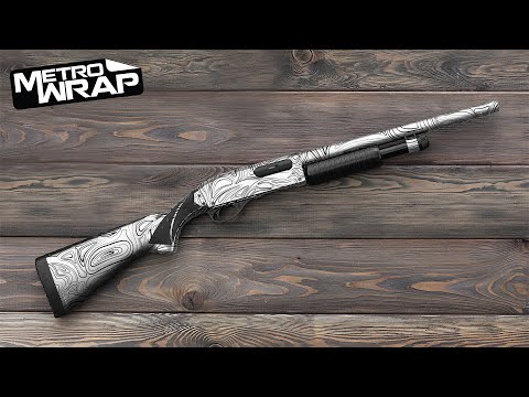 Shotgun Damascus Aurora Gun Skin Vinyl Wrap