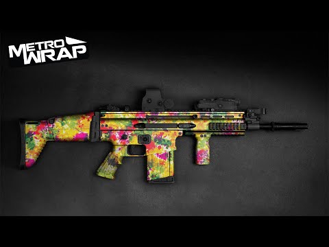 Tactical Tie Dye Classic Gun Skin Vinyl Wrap