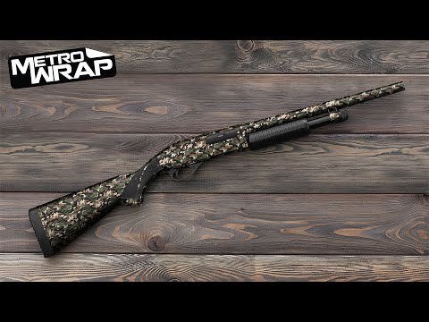 Shotgun Classic Elite Purple Camo Gun Skin Vinyl Wrap