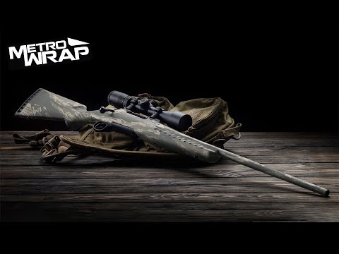 Rifle Vietnam Tiger Stripe Jungle Gun Skin Vinyl Wrap