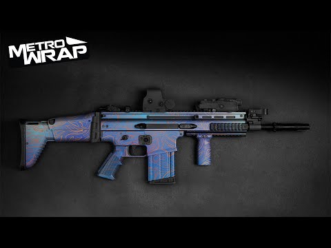 Tactical Damascus Carnival Gun Skin Vinyl Wrap