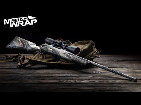 Rifle Stone Typhoon Gray Granite Gun Skin Vinyl Wrap