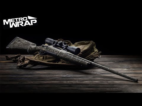 Rifle Nature Woodland Camo Gun Skin Vinyl Wrap