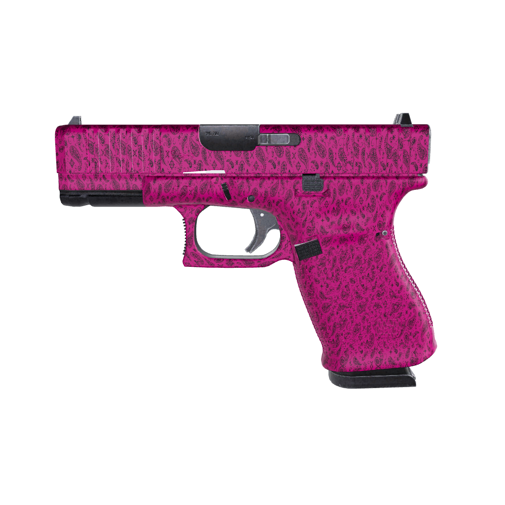 Pistol & Revolver Bandana Magenta & Black Gun Skin