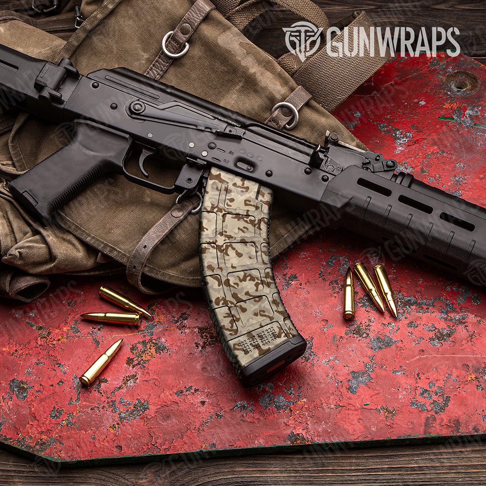 Classic Desert Camo AK 47 Mag Gun Skin Vinyl Wrap