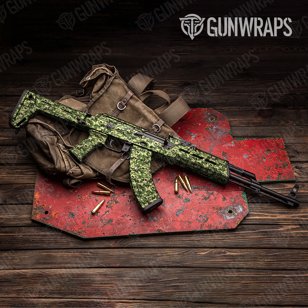 Classic Jungle Camo AK 47 Gun Skin Vinyl Wrap