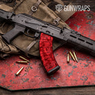 Cumulus Elite Red Camo AK 47 Mag Gun Skin Vinyl Wrap