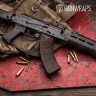 Damascus Red AK 47 Mag Gun Skin Vinyl Wrap