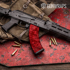 Digital Elite Red Camo AK 47 Mag Gun Skin Vinyl Wrap