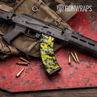 Digital Yellow Tiger Camo AK 47 Mag Gun Skin Vinyl Wrap