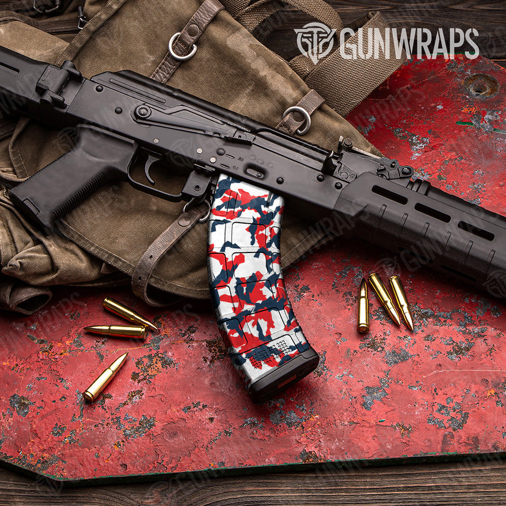 Erratic America Camo AK 47 Mag Gun Skin Vinyl Wrap