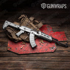 Hex DNA Elite White AK 47 Gun Skin Vinyl Wrap