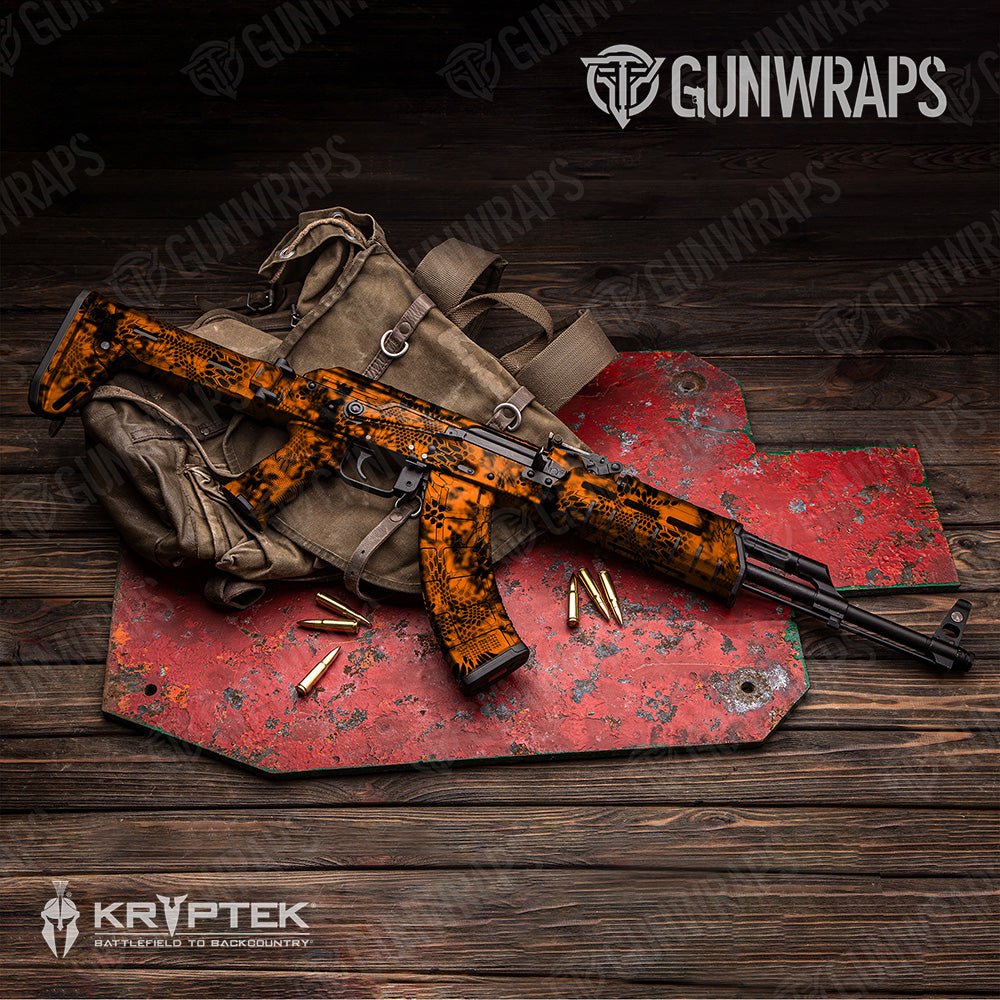 AK 47 Kryptek Inferno Camo Gun Skin Vinyl Wrap