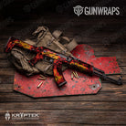 AK 47 Kryptek Lava Camo Gun Skin Vinyl Wrap