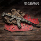 Nature Lifeless Woods Camo AK 47 Gun Skin Vinyl Wrap