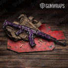 Nature Pink Voodoo Camo AK 47 Gun Skin Vinyl Wrap