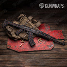 Ragged Blue Copper Camo AK 47 Gun Skin Vinyl Wrap