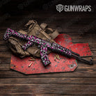 Ragged Magenta Tiger Camo AK 47 Gun Skin Vinyl Wrap