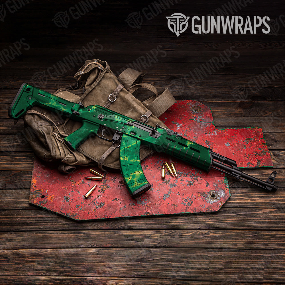 Stone Jade Marble AK 47 Gun Skin Vinyl Wrap