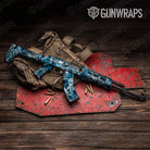 Tie Dye Acid Wash AK 47 Gun Skin Vinyl Wrap