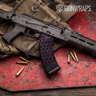 Vivid Hex Magenta AK 47 Mag Gun Skin Vinyl Wrap