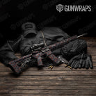 Classic Blue Copper Camo AR 15 Gun Skin Vinyl Wrap