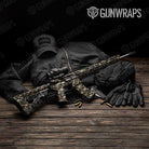 Classic Woodland Camo AR 15 Gun Skin Vinyl Wrap