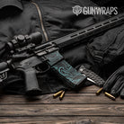 Damascus Tiffany Blue AR 15 Mag & Mag Well Gun Skin Vinyl Wrap