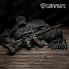 Digital Woodland Camo AR 15 Gun Skin Vinyl Wrap