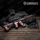 Erratic Pink Camo AR 15 Gun Skin Vinyl Wrap