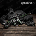 Erratic Green Tiger Camo AR 15 Gun Skin Vinyl Wrap