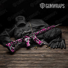 Erratic Magenta Tiger Camo AR 15 Gun Skin Vinyl Wrap