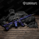 Galaxy Blue AR 15 Gun Skin Vinyl Wrap