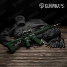 Hex DNA Elite Green AR 15 Gun Skin Vinyl Wrap