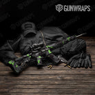 Shattered Metro Green Camo AR 15 Gun Skin Vinyl Wrap