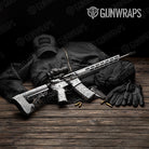 Stone Arctic White Granite AR 15 Gun Skin Vinyl Wrap