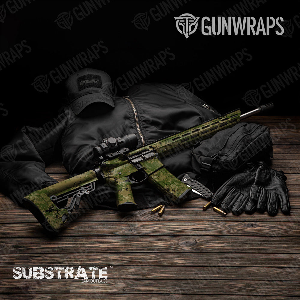 AR 15 Substrate SPEC-WAR Camo Gun Skin Vinyl Wrap Film