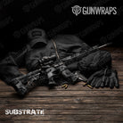 AR 15 Substrate Steel Camo Gun Skin Vinyl Wrap Film