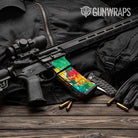 Tie Dye Jungle Fever AR 15 Mag & Mag Well Gun Skin Vinyl Wrap