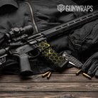 Vivid Hex Yellow AR 15 Mag & Mag Well Gun Skin Vinyl Wrap