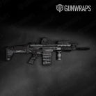 Shredded Midnight Camo Tactical Gun Skin Vinyl Wrap