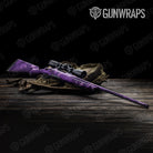 Shattered Elite Purple Camo Rifle Gun Skin Vinyl Wrap