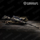 Shattered Militant Blood Camo Rifle Gun Skin Vinyl Wrap